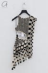 SWAYING/KNIT Embroidered Crochet Tank Top with Bandeau SW22SST58 White/Black